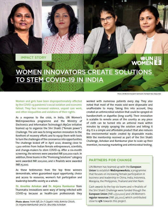 women-innovators-create-solutions-to-stem-covid-19-in-india-un-women